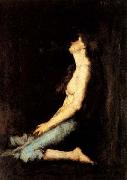 Jean-Jacques Henner Solitude oil painting on canvas